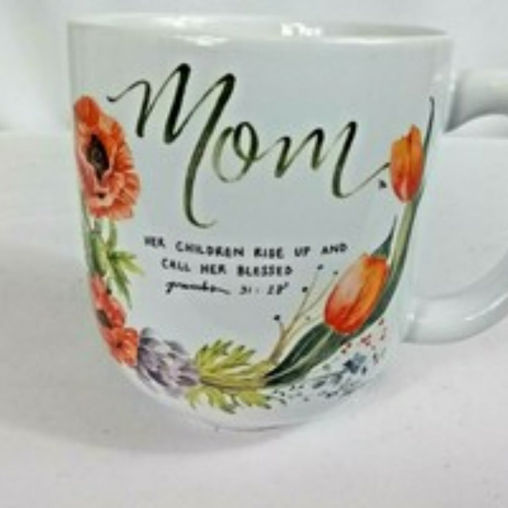 MOM Her Children Rise Up And Call Her Blessed Proverbs 31:28 Bible Coffee Mug
